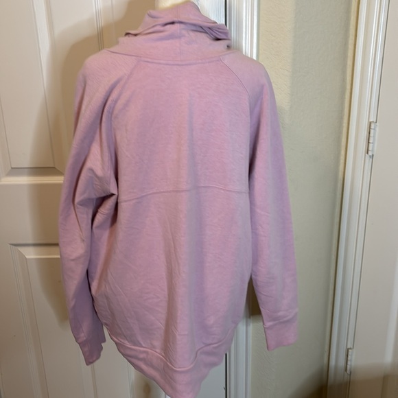 Zella Pink Rolled Neck Detail Sweatshirt - Picture 3 of 11